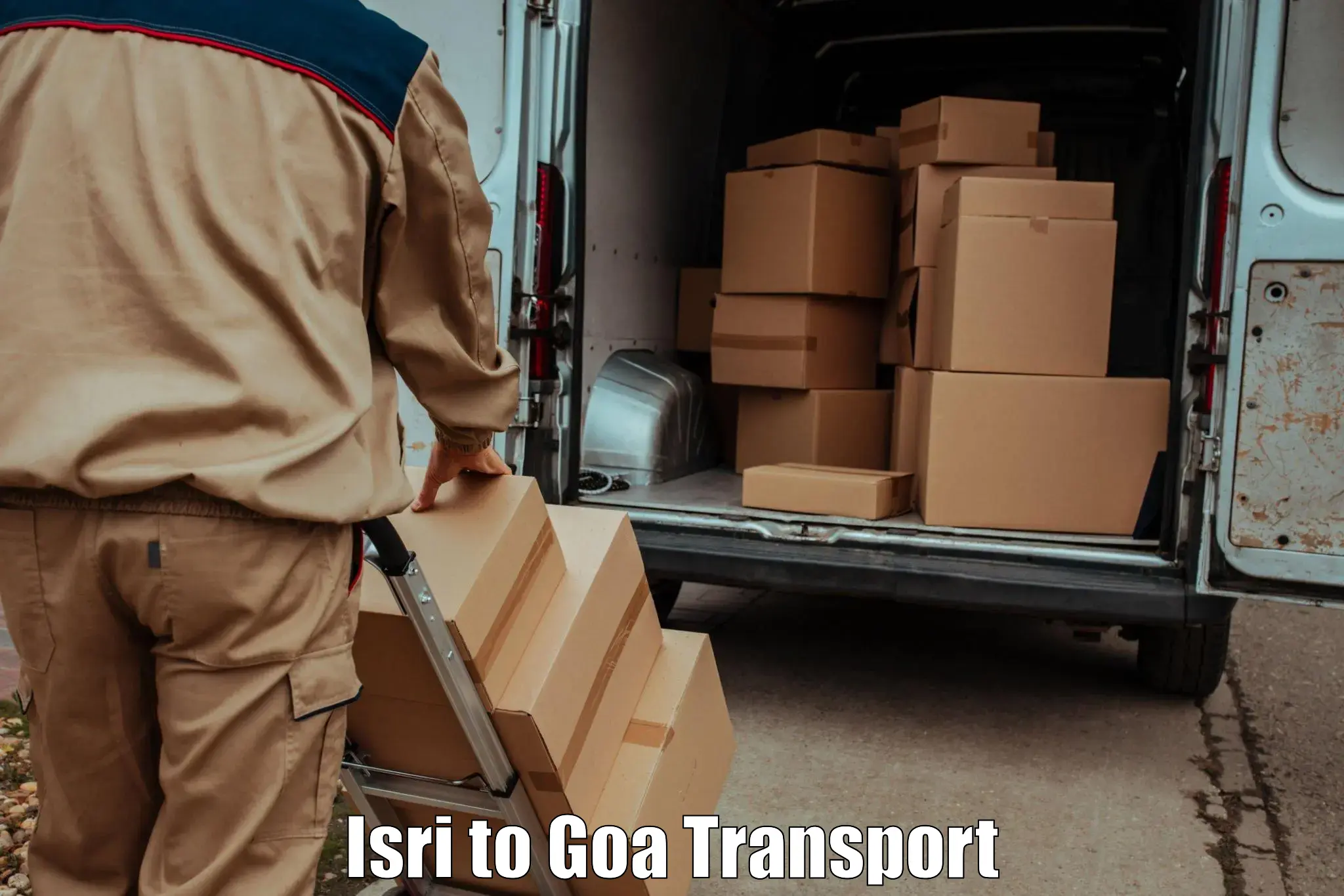 Door to door transport services Isri to Goa University