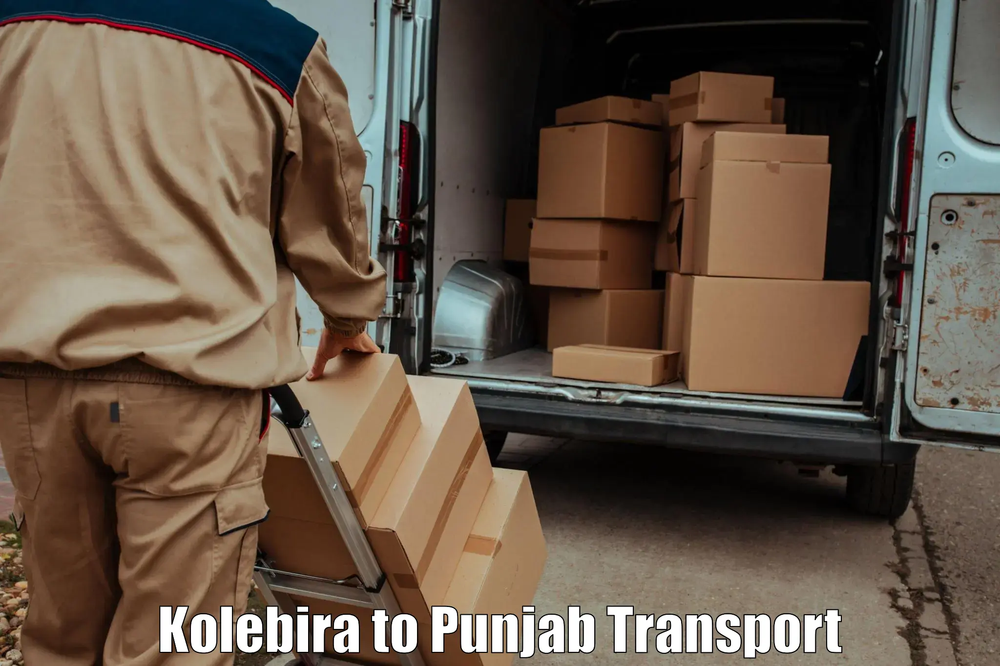 Bike shipping service Kolebira to Punjab