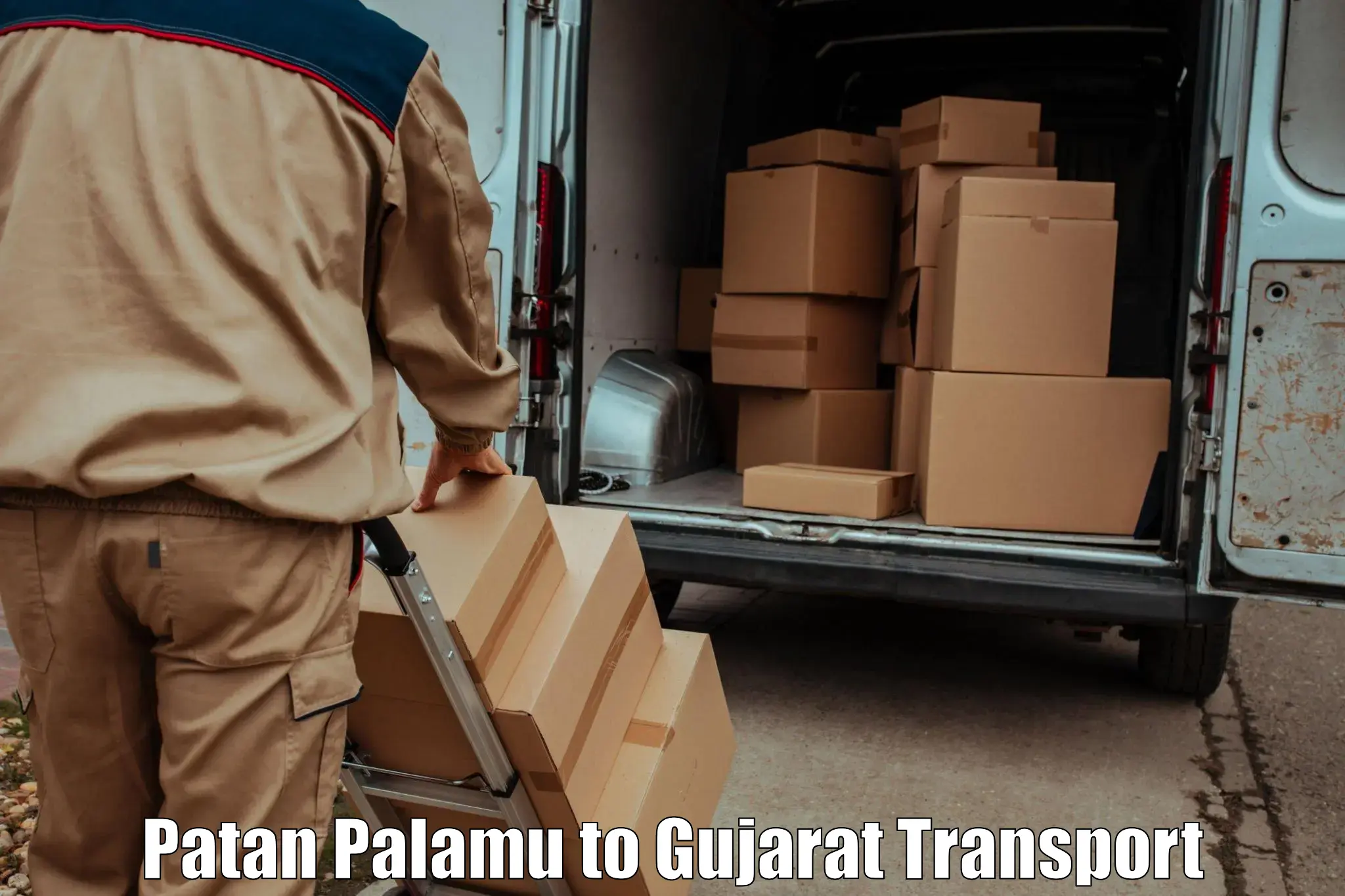 Lorry transport service Patan Palamu to Gandhinagar