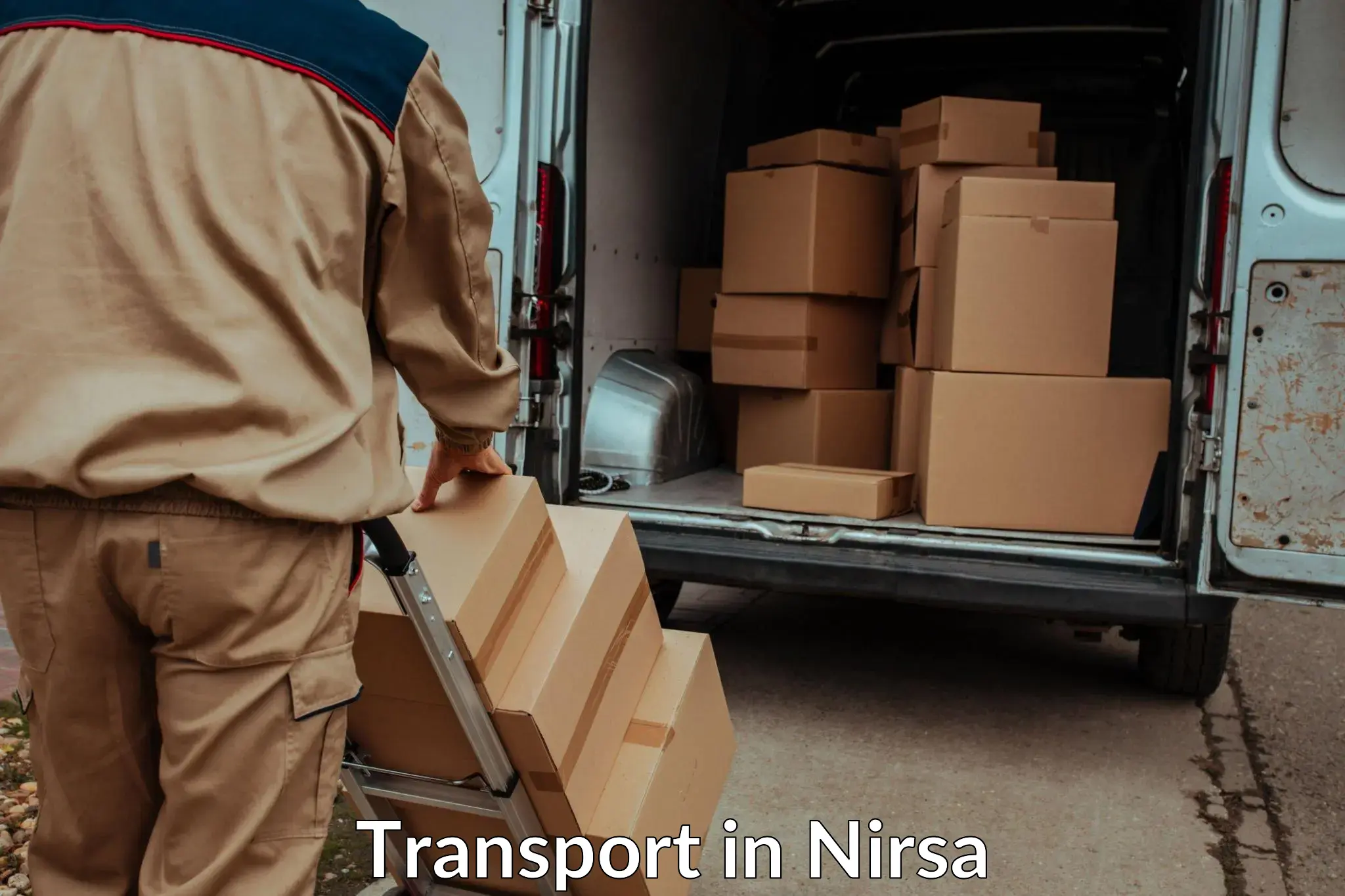 Domestic goods transportation services in Nirsa
